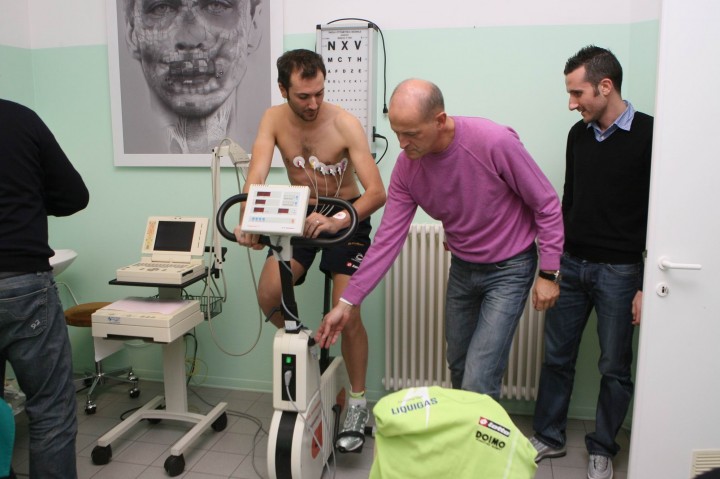 Marco Pini, Roberto Cordetti e Ivan Basso<br />