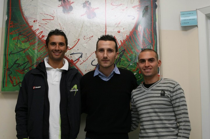 Con Daniele Bennati e Valerio Agnoli<br />