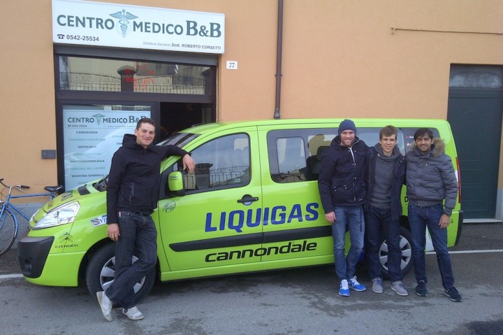 Arrivo al Centro Medico <br />